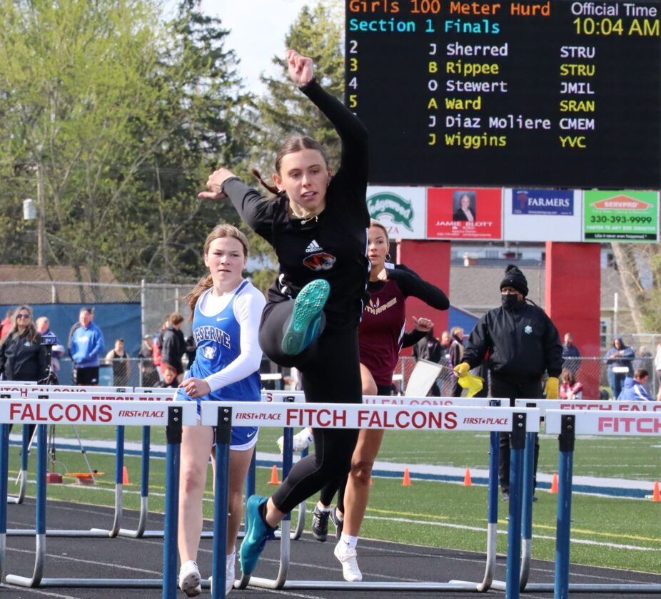 Springfield’s Vecchione completes sweep in four sprinting events at